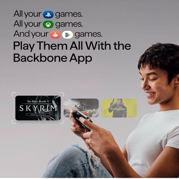 Sony PlayStation White Handheld Console “BackBone” - Picture 6 of 8